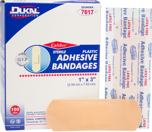 BandagesSterile Plastic Adhesive Bandages 1" x 3"