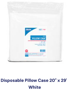 Disposable Pillow Case 20" x 29", White
