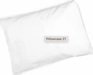 Pillowcase 21" x 27.75", White