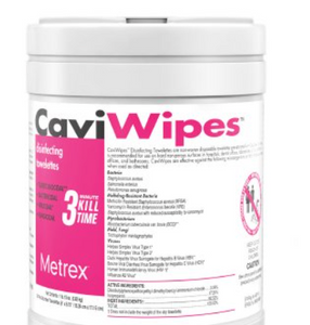 CaviWipes™ Surface Disinfectant Premoistened Alcohol Based Manual Pull Wipe 160 Count Canister Alcohol Scent NonSterile