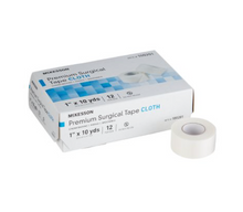 Load image into Gallery viewer, Medical Tape McKesson White 1 Inch X 10 Yard Silk-Like Cloth NonSterile