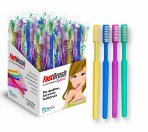 11-Fast Brush Pre-Pasted Disposable Toothbrushes 100/BX